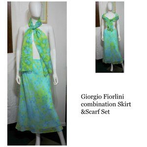 Giorgio Fiorlini  Skrit and Scarf Conbination